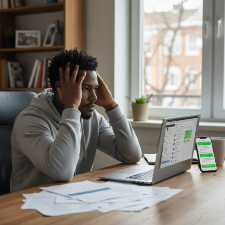 Creator overwhelmed by manual delivery — WhatsApp messages, bank confirmations, email attachments